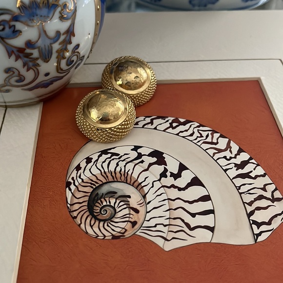 •🍒SHOP CLOSING🍒FINAL PRICE🍒VINTAGE DIOR SIGNED ESTATE SALE EARRING CLIP 90’s• - Picture 2 of 9